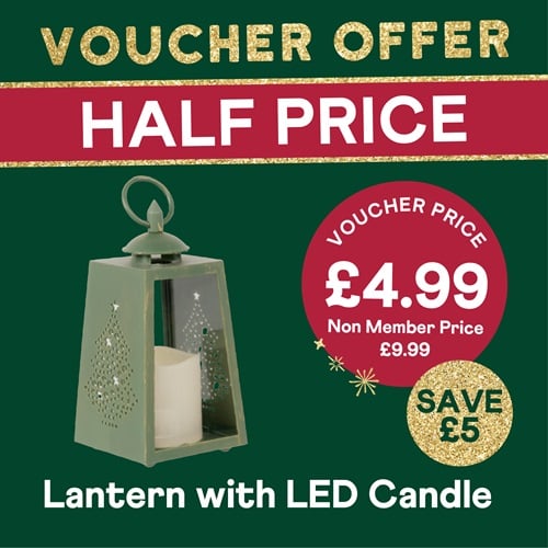 HALF PRICE – LED Candle Lantern